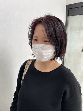 エムドットヘアーサロン(M. hair salon) 【門田美穂】勝手にふんわりかきあげ♪ぶどうカラー♪