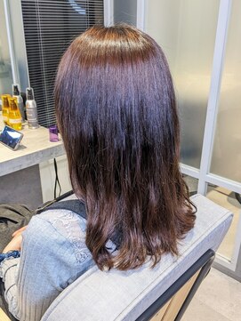 ナカドット エマノン 池袋(__naka.__ EMANON) ダメージ少ない！酸性でストカール・ミディアムロング