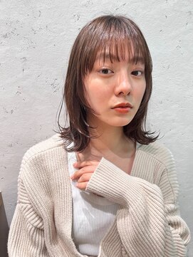 ロンドプランタン 恵比寿(Lond Printemps) ふんわり顔まわりレイヤーミディアム【中居】