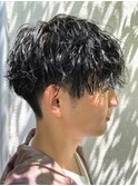 波巻きパーマツイスパメンズパーマスパイラルパーマ