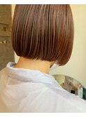 [佐賀/minibob/ミニボブ/ショートボブ/ブラウンカラー]