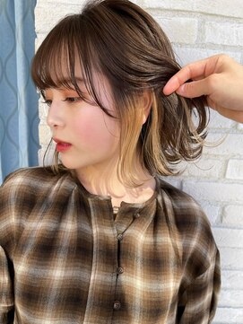 ロンドヴァリー 渋谷店(Lond vallee) オシャレ女子に大人気！！インナーカラーベージュ！