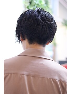 エストヘア 大宮店(est hair) ナチュラルパーマ×ナチュラルアッシュブラック