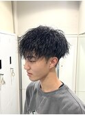 【平山 明樹】ソフトツイストスパイラルパーマ+メンズカット