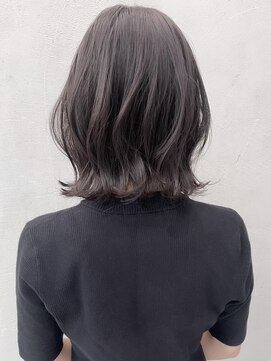 ギークス(GEEKS) 【GEEKS渋谷】グレージュ/くびれミディ/透明感カラー/こなれヘア