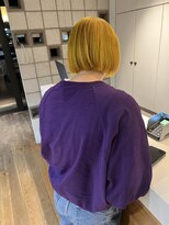クリアー オブ ヘアー 藤が丘店(clear OF HAIR) ボブ＋イエロー