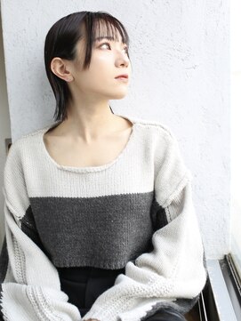 バース(BIRTH) 天神【BIRTH】カールセミディ外はねボブ 艶髪フェイスレイヤー2