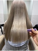 ハイトーンミルクティベージュシルキーベージュホワイトブロンド