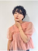 大人可愛い愛されニュアンスパーマ×艶感ウェットヘア
