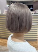 ミルクティーベージュダブルカラーハイトーンカラーケアブリーチ