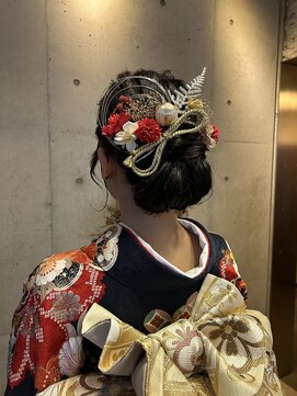 アチーブ ヘア デザイン(achieve hair design) 成人式ヘアメイク着付け 前撮りお呼ばれヘアスッキリアップヘア