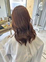 ヘアデザイン プティパ(Hair Design petit-pas) オレンジブラウンカラー！