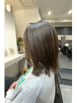 リンク(Lin9) 外はねボブ　赤み消しカラー