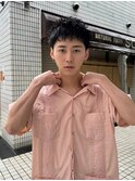 スパイキーショート/メンズカット/眉毛/ニュアンスパーマ
