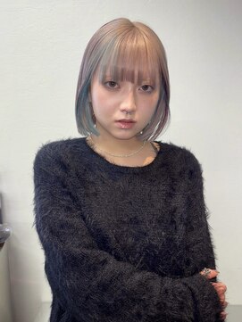 ベル(BEL) 【デザインカラー】セクションカラー×ホワイトベージュ