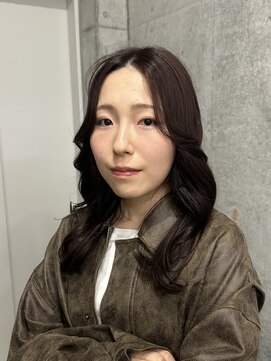 シタ 清澄白河(sita) ピンクラベンダーブラウン × ゆるウェーブロング*