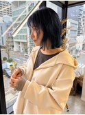 【kiji】大人ネイビーカラー×レイヤーミディアム＃久屋＃丸の内