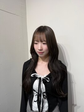 ラヴィズム(LUVISM) 万代新潟駅前顔周りレイヤーハイライトカット韓国ダブルカラー