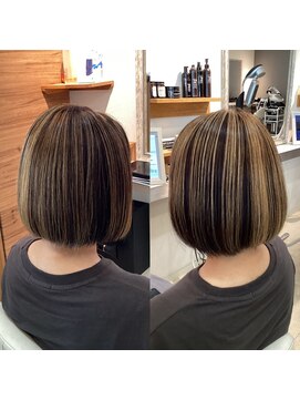 ヘアー ボニータ(hair bonita) #ハイライト#インナーカラー#ブリーチ#リタッチ#白髪ぼかし