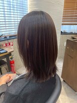 ヘアリゾート粋 トゥジュ 池袋東口店(tujuh)&nbsp;ウルフミディ/シアーブラウン/艶髪