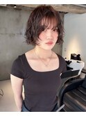 <sayaca>プードルパーマ ボブパーマ 顎ラインボブ ボブ