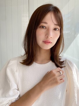 エトラ 渋谷店(etora) 前髪 外ハネボブ 暗めカラー グランマッシュ デザインカラー"