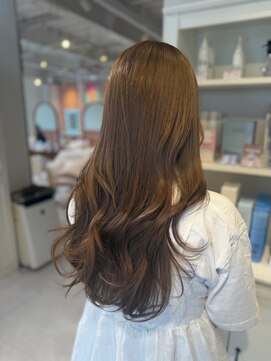 スペックホルダーミミ(Spec Holder mimi) ハイライトカラーロング×ブラウン08.21