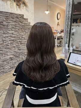 ヘア カンパニー トワ 千葉店(TOWA) 千葉/千葉駅/ダブルカラー/オリーブグレー/黒髪/ヘッドスパ