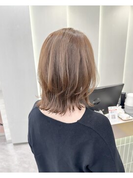 ロンドリゼル 札幌(Lond RiseL) オリーブグレー/前髪/ボブ/マロンベージュ/レイヤーカット/小顔