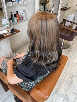レーヴ ヘアー シエル(Reve hair ciel) アンブレラカラー　ベージュ