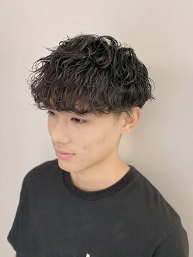 ビアンコ(bianco produce by L'Aube) メンズ波巻きパーマ ツイストスパイラル メンズマッシュ