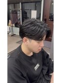 毛流れセンターパート