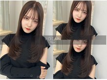 独自の技術と薬剤選定で真っ直ぐになり過ぎないナチュラルな【縮毛矯正】手触り抜群な艶髪　韓国/髪質改善