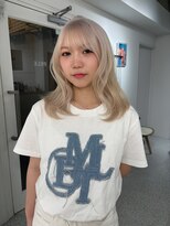 ペレ 原宿(PELE)&nbsp;ダークパープルナチュラルショート夏のヘアアレンジ原宿
