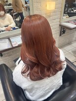ミー 新宿(MII)&nbsp;オレンジベージュ/ダブルカラー/髪質改善/新宿/MII/