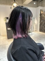 ジーナ 北千住ミルディス通り(Zina)&nbsp;髪質改善＊インナーペールラベンダー【Zina北千住ミルディス】