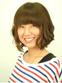 確かなカットと立体カラーがつくりだす3Dボブ