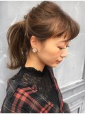 ポニーテールで簡単アレンジ★Buzz秋山