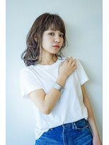 サロン マーニ(salon m ni) くせ毛レイヤー×マーブルハイローライトcolor