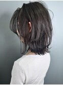 【morio】綺麗でかっこよくて色っぽい黒髪ミディアムウルフ♪