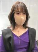 韓国風くびれヘア☆メルティカラー☆外ハネ長めボブ