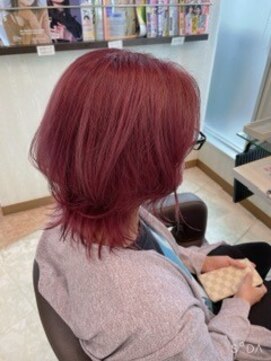 ヘアーアンドビューティーガーデン(HAIR AND BEAUTY GARDEN) くびれボブ×PINK