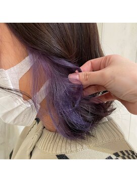 アレンヘアー 京橋店(ALLEN hair) イヤリングカラー/インナーカラー/ラベンダー