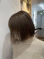 ヘアーグランデシーク(Hair Grande Seeek)&nbsp;ショートボブブリーチなしアッシュブラウン☆