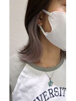 アジールヘア 池袋東口店(agir hair)&nbsp;ホワイトシルバーベージュコントラストカラー透明感10代20代