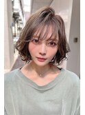 10代20代30代40代  前髪　外ハネふわふわボブ　藤沢