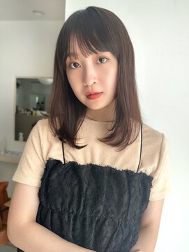 ガーデンヨコハマエスト(GARDEN YOKOHAMA est) 似合わせカット 顔まわりレイヤー イメチェン フルバング