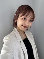 ガーランド (Garland)&nbsp;切りっぱなしボブ/暖色カラー/前髪/原宿神宮前