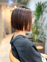 ヘアアンドライフ エジェリデイズ(hair&life egerie days)&nbsp;夏に負けない切りっぱなしボブ