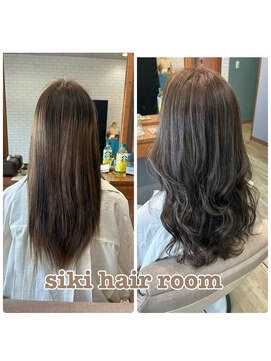 シキヘアールーム(siki hairroom) 【透明感溢れる】ハイライトカラー